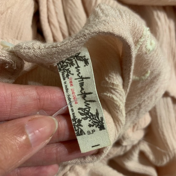 Free People Adelaide Festival Slip Dress in Rose/Blush Combo - Picture 16 of 16